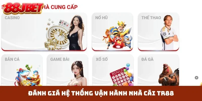 Đánh giá hệ thống vận hành nhà cái TR88