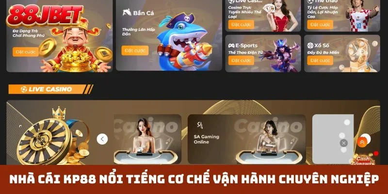 Nhà cái KP88 nổi tiếng cơ chế vận hành chuyên nghiệp