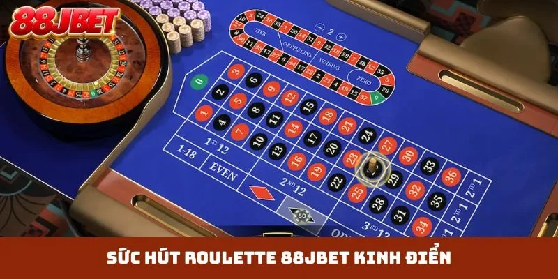 Sức hút Roulette 88JBET kinh điển